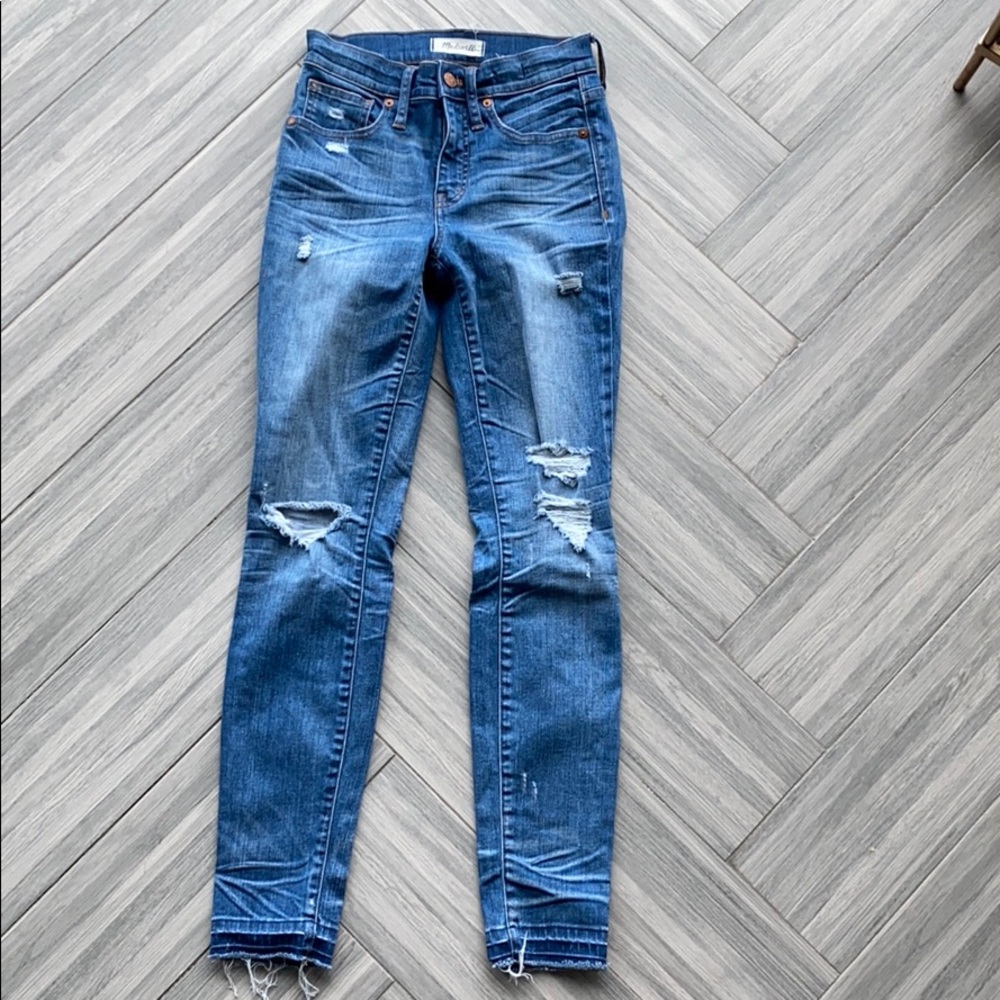 Madewell 9” high rise skinny